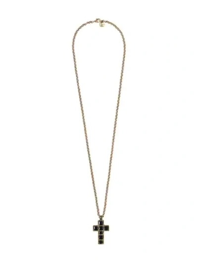 Shop Gucci Necklace With Medium Cross In Gold