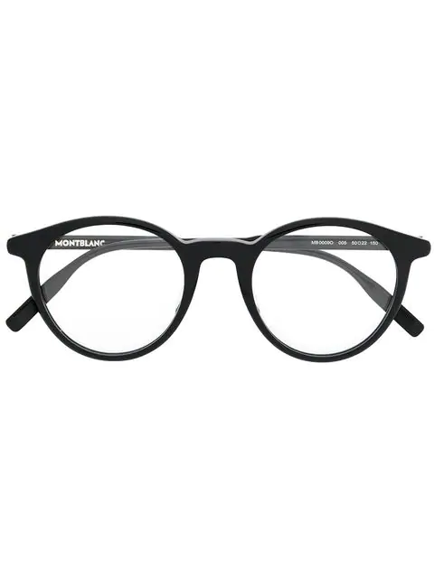 black circle frame glasses