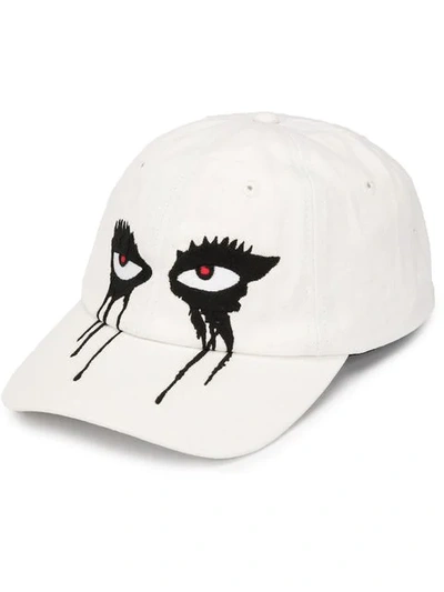 Shop Haculla Moody Eyes Cap In White