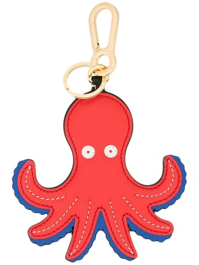 Shop Loewe Octopus Charm In Red