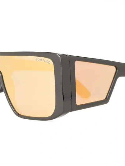 Shop Tom Ford Oversized Square Sunglasses In Black