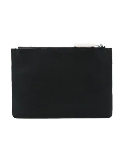 Shop Jw Anderson Headline Patch Zip Wallet In Black