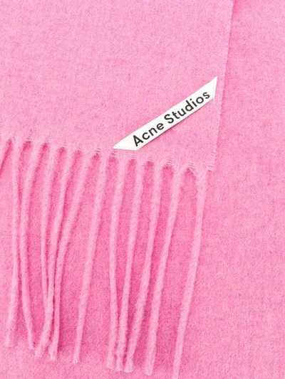 ACNE STUDIOS CANADA窄款围巾 - 粉色