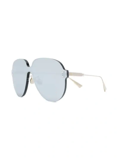 Shop Dior Colorquake3 Sunglasses In Metallic