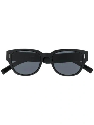 Shop Dior Wayfarer-frame Sunglasses In Black