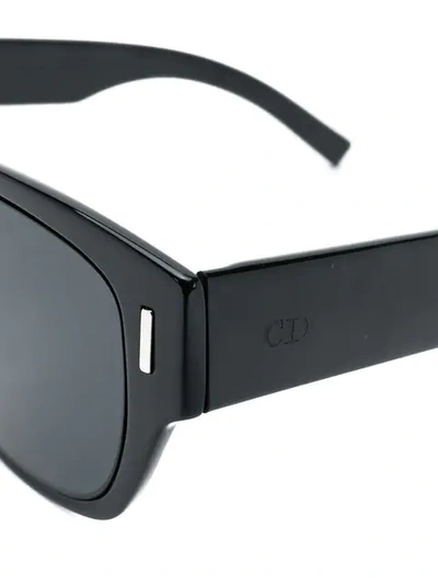 Shop Dior Wayfarer-frame Sunglasses In Black