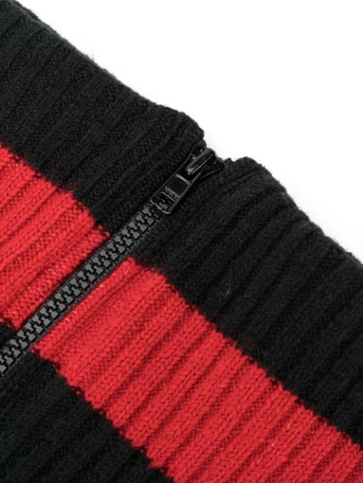 Shop Not Guilty Homme Ribbed Knit Neck In Black