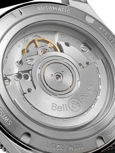 Shop Bell & Ross Br V2-92 Steel Heritage 41mm In Camo And Black