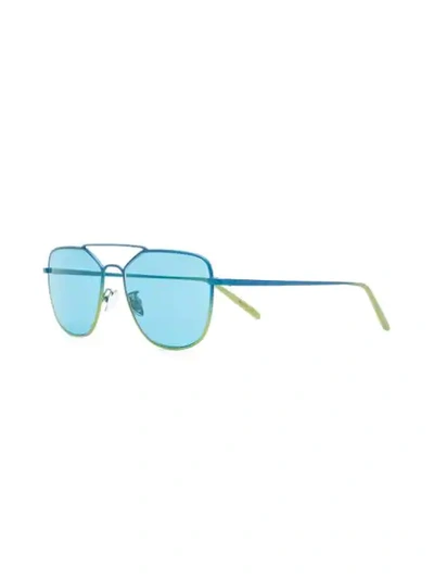 Shop Retrosuperfuture X I Visionari Daze Sunglasses In Blue