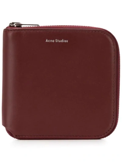 Shop Acne Studios Csarite S Wallet In Purple