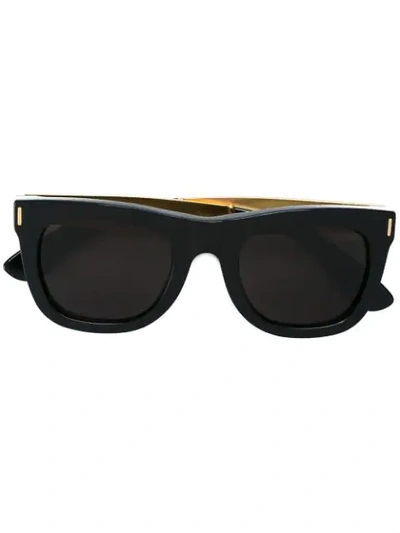 Shop Retrosuperfuture 'ciccio Francis' Sunglasses In Black