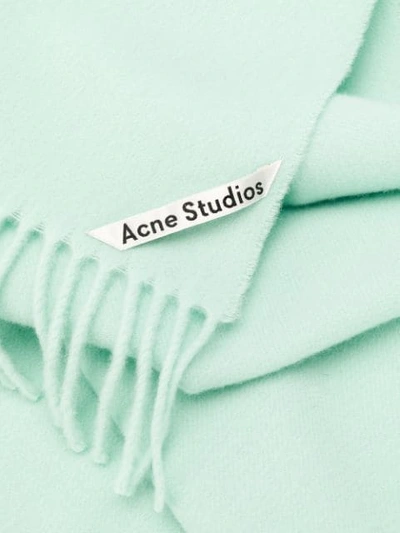 Shop Acne Studios 'canada Nr New' Schal In Green