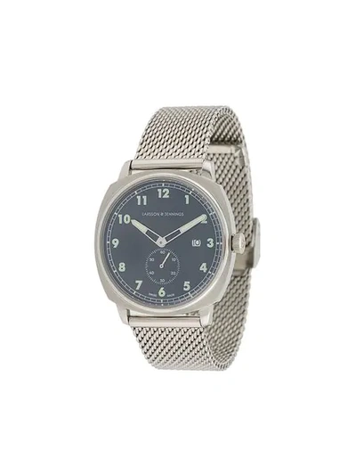 Shop Larsson & Jennings Meridian Milanese 38mm Watch In Silver