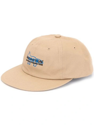 Shop Ader Error Embroidered Logo Baseball Cap - Brown