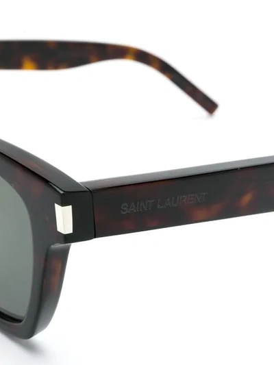 Saint Laurent Sl 274 Sunglasses In 002 Brown