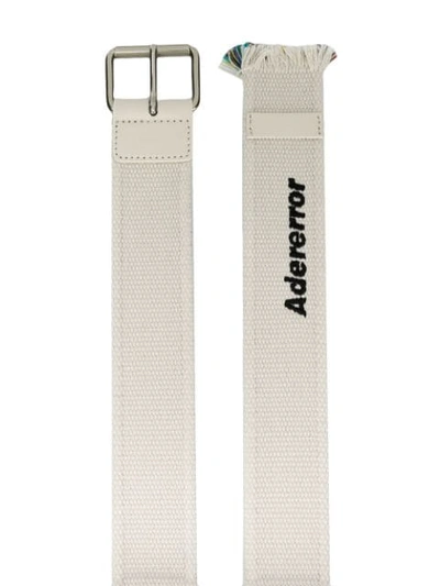 embroidered logo belt