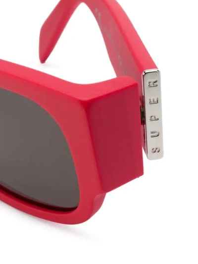 Shop Retrosuperfuture Smile Sunglasses In Red