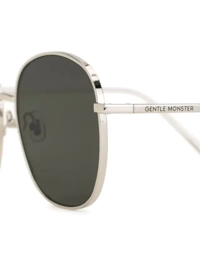 Shop Gentle Monster Doublebread 02 In Silver