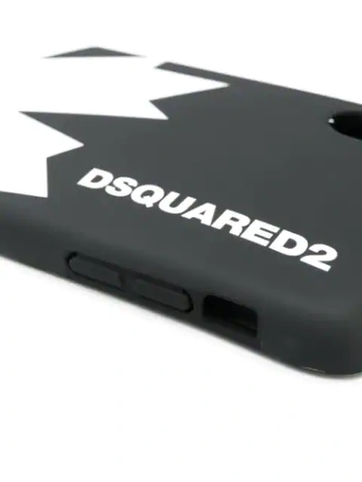 Shop Dsquared2 Logo Iphone X Case In Black