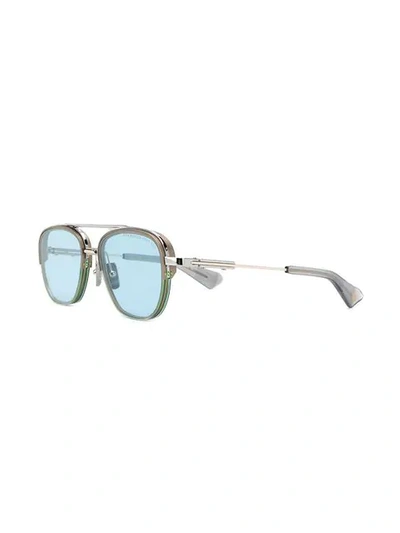 Shop Dita Eyewear Pilot-shaped Sunglasses In Grey