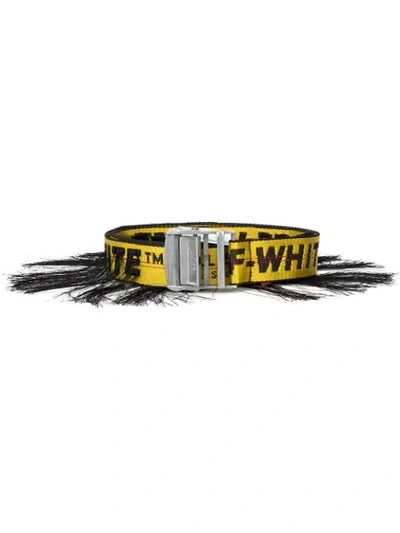 Shop Off-white Artisan Industrial Belt In Yellow