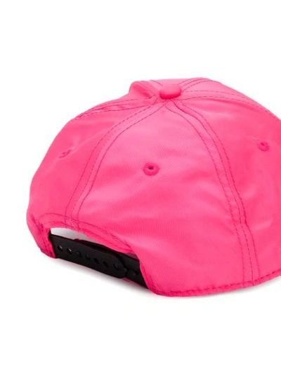 Shop Mcq By Alexander Mcqueen Mcq Alexander Mcqueen Logo Embroidered Cap - Pink