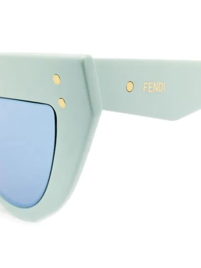 FENDI EYEWEAR CAT EYE SUNGLASSES - 蓝色