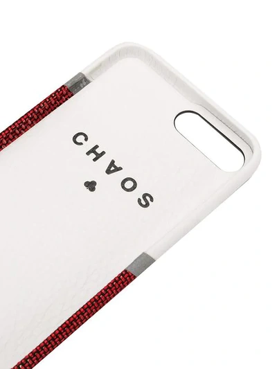 Shop Chaos Electric 8 Iphone 8 Case In Red