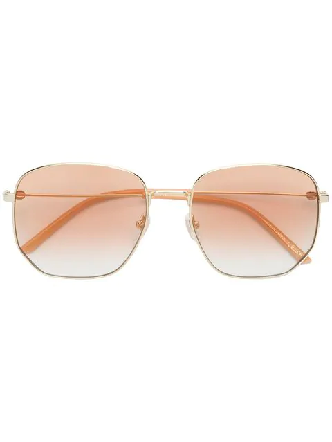gucci rectangular frame sunglasses