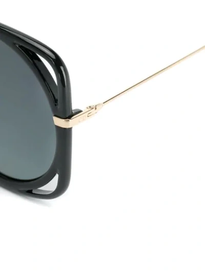 Shop Dior Direction Sunglasses In Black