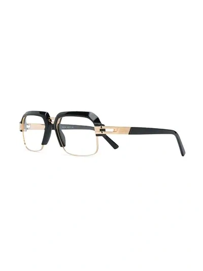 CAZAL CLASSIC SQUARE GLASSES - 黑色