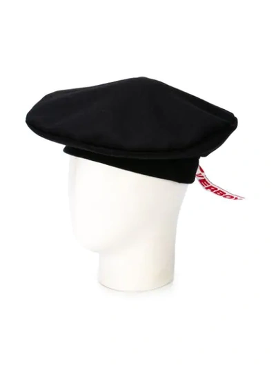 Shop Charles Jeffrey Loverboy Loverboy Beret In Black