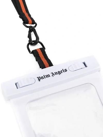 Shop Palm Angels Waterproof Phone Lanyard In White