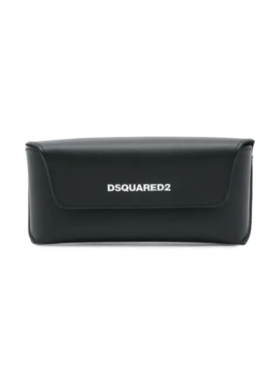 Shop Dsquared2 Eyewear Square Frame Sunglasses - Black