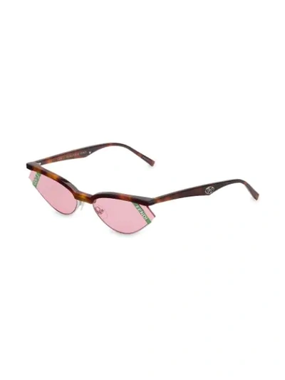 Shop Fendi X Gentle Monster Cat-eye Sunglasses In Pink