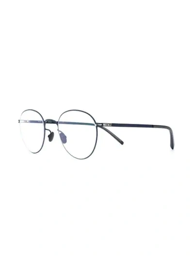 Mykita Classic Round Glasses In Blue