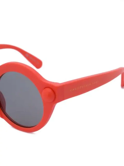 Shop Christopher Kane Round-frame Sunglasses In 011