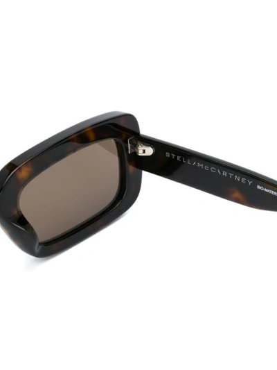 Shop Stella Mccartney Square Sunglasses In Black