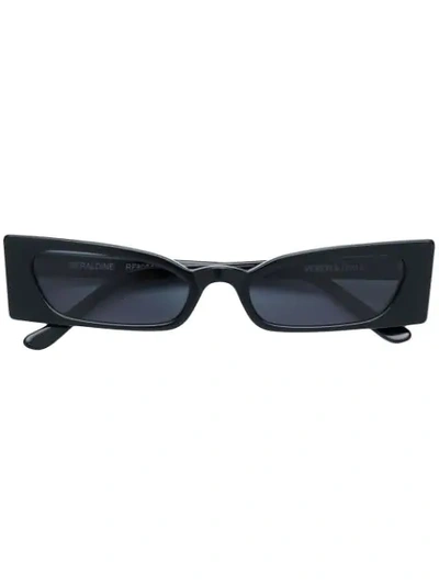 Shop Roberi & Fraud Geraldine Sunglasses In Black