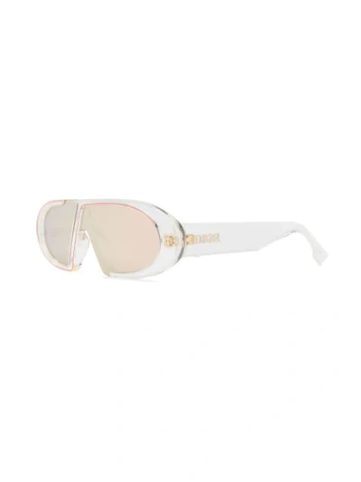 Shop Dior Oblique Sunglasses In Neutrals