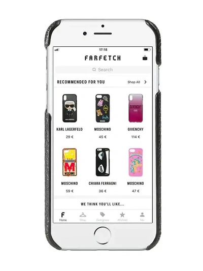 Shop Gucci Print Iphone 8 Case In Black