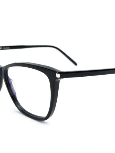 Shop Saint Laurent Classic Sl 259 Eyeglasses In 001 Black