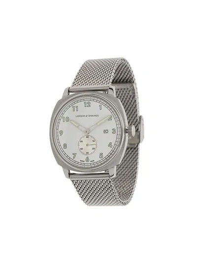 Shop Larsson & Jennings 'meridian' Armbanduhr In Silver
