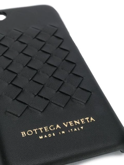Shop Bottega Veneta Intrecciato Detail Iphone 7 Case In 1000 Black