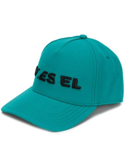 Shop Diesel Cidies Cap In Green