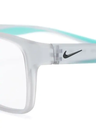 Shop Nike 7101 Glasses In Grey