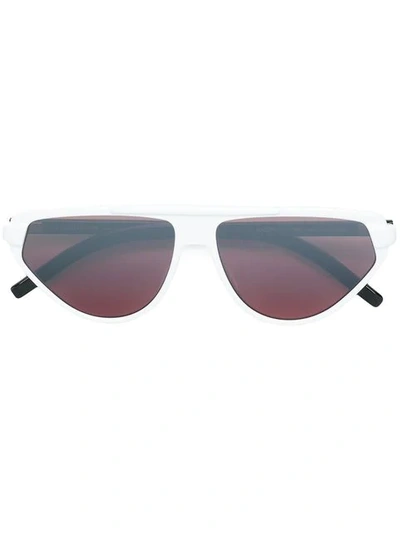 Shop Dior Black Tie 247s Sunglasses In White