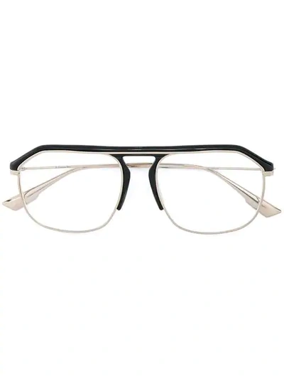 Shop Dior Stellairev Glasses In Brown