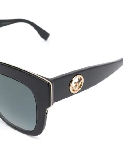 Shop Fendi F Is  Sunglasses In Black