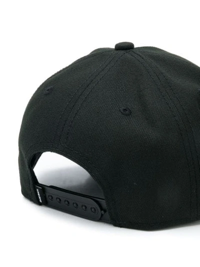 Shop Diesel 3d Logo Baseball Cap In Black